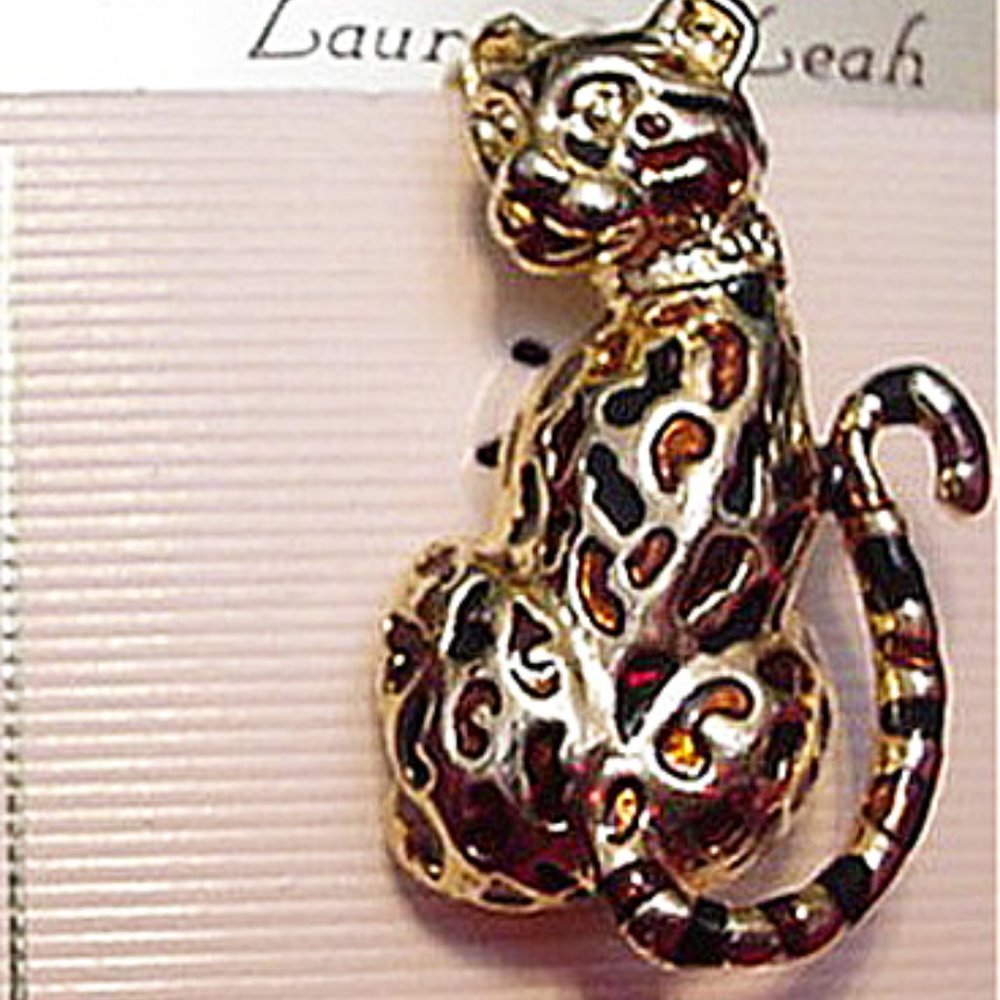 Leopard Brooch by Medici Two Sisters